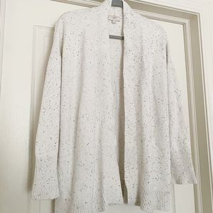 Speckled Sweater Cardigan | LOFT